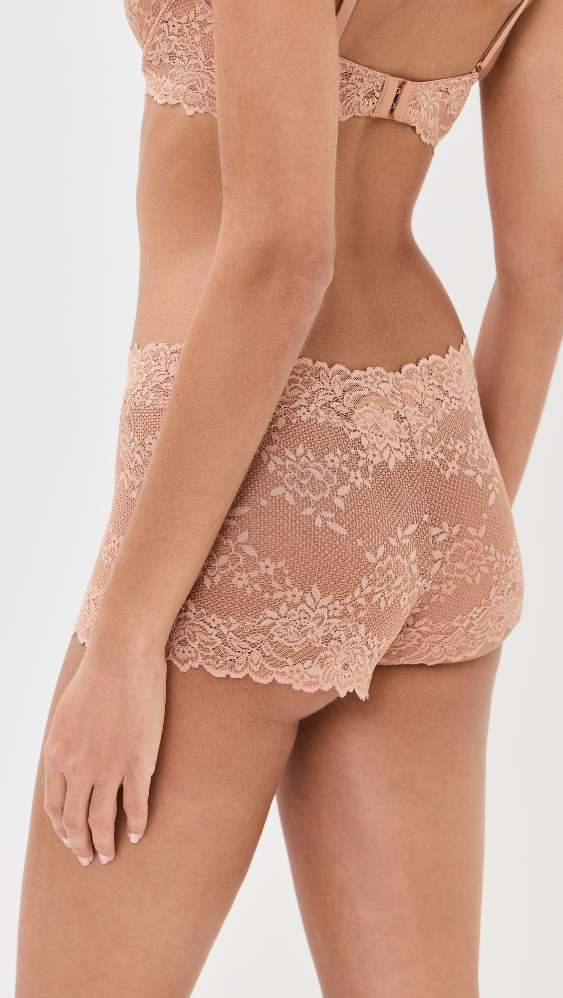Natori Women's Women's Heavenly Lace Boyshort - Image 3