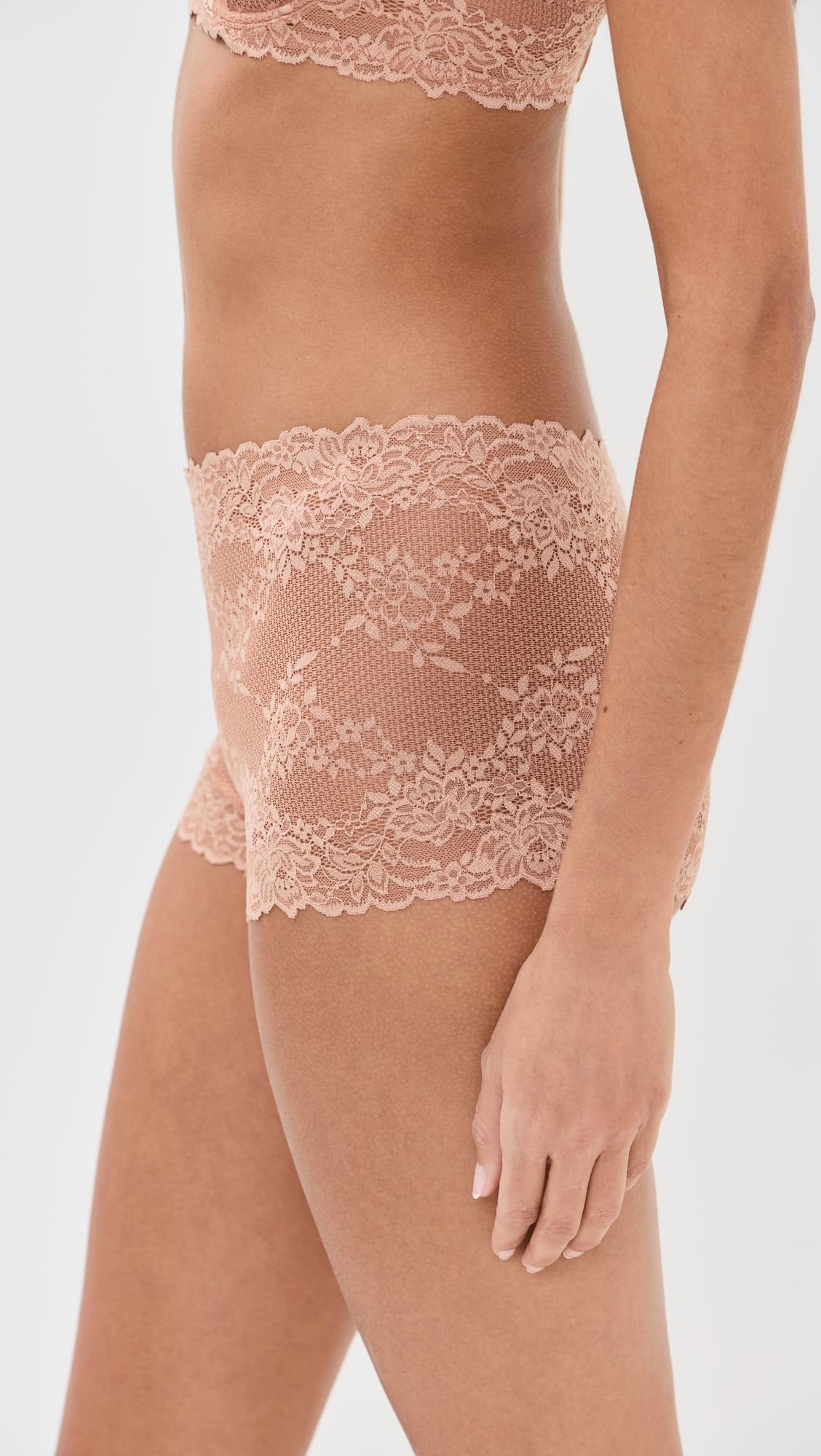 Natori Women's Women's Heavenly Lace Boyshort - Image 4